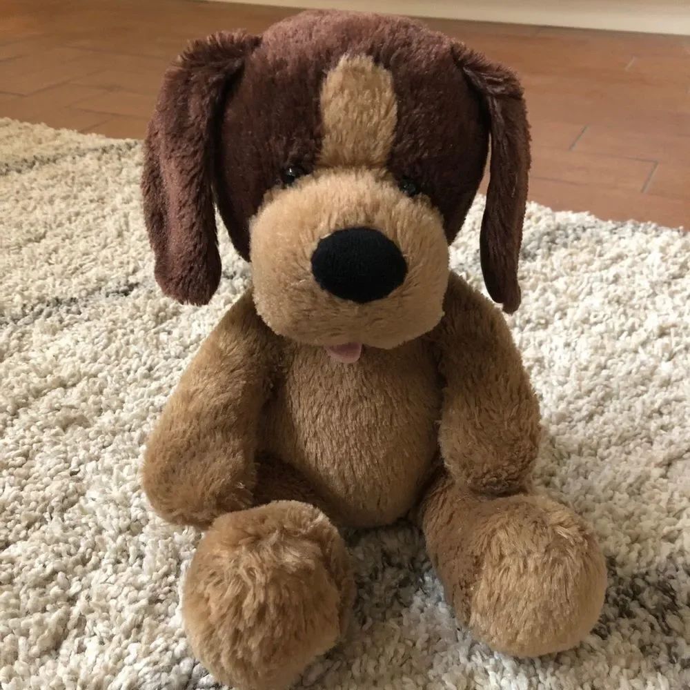 Build-A-Bear Plush Brown Dog Stuffed Animal Toy